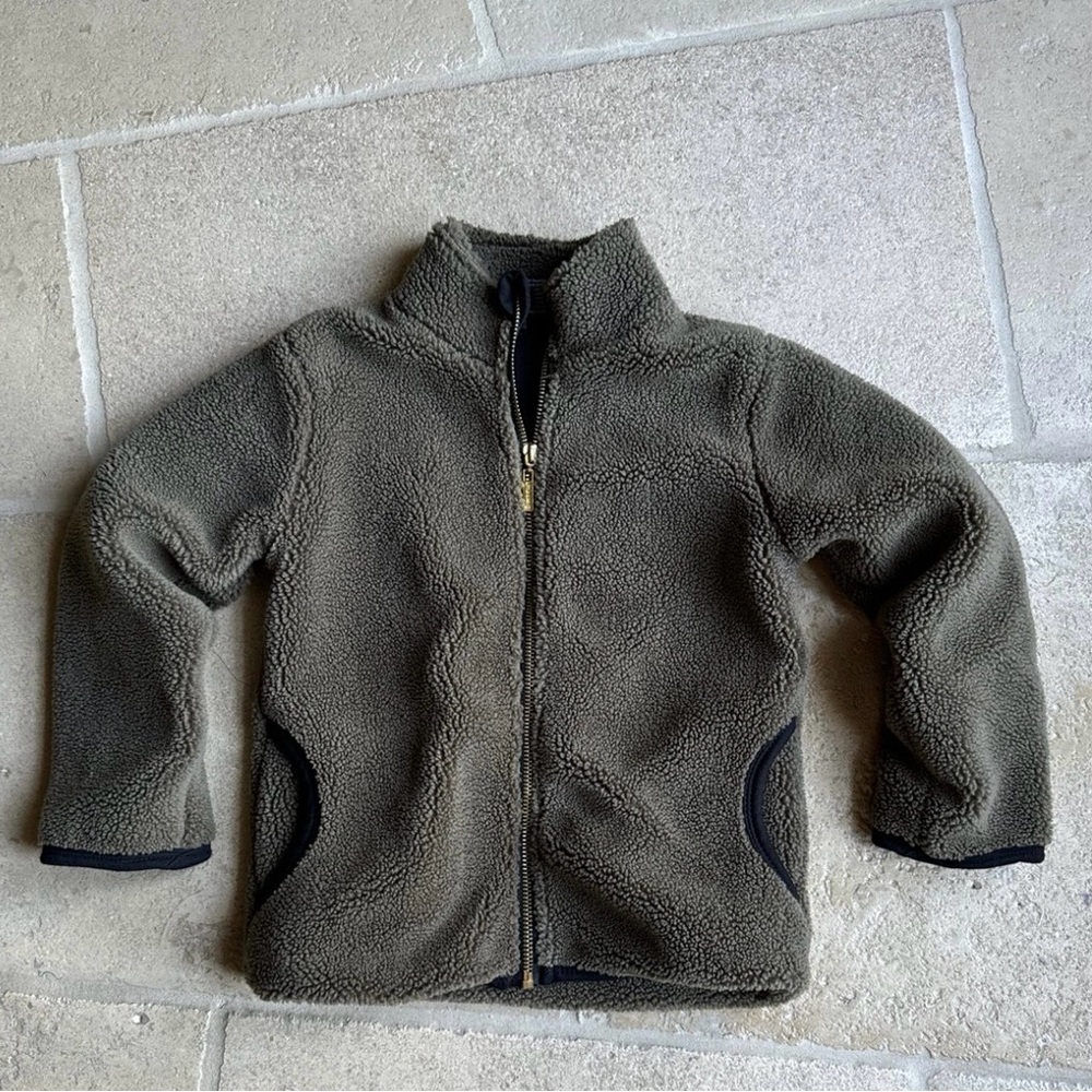 Little Bipsy Sherpa Jacket, Size 3T-4T